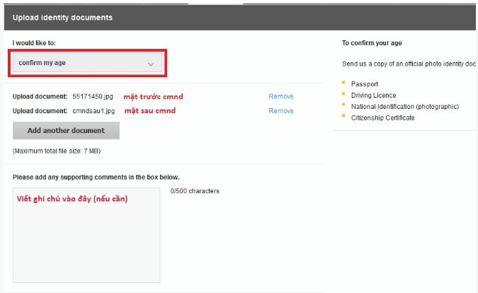 Lưu ý khi đăng ký nhà cái Betfair hình 4 Luu y dang ky nha cai Betfair hinh anh 4