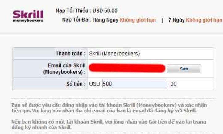 Hạn mức nạp tiền tại Sbobet hình 2 Han muc nap tien tai sbobet hinh 2