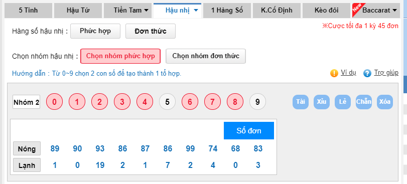 Cac hinh thuc choi Lotto tai Sbobet