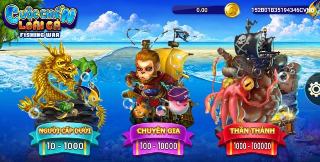 Thong tin tro choi Fishing War tai Sbobet