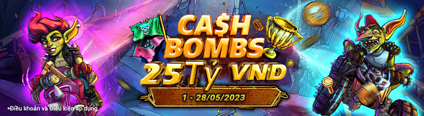 Cach nhan uu dai cash Bombs de dang tai Sbobet