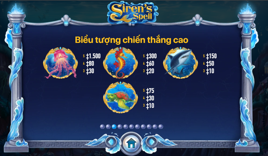 Cac bieu tuong chien thang Sirens Spell 