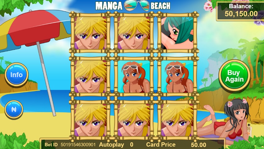 Thong tin game Manga Beach tai SBobet