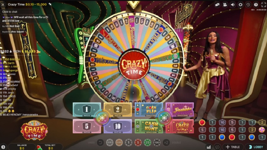 Cach choi game Crazy Time tai Sbobet