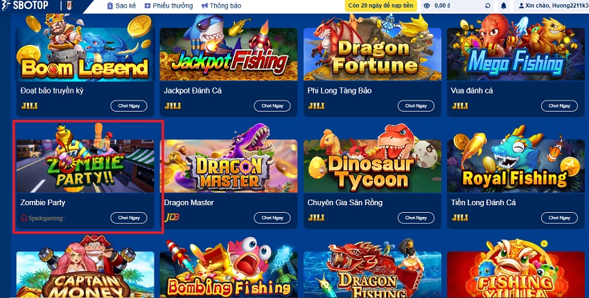 Cach choi game Zombie Part Sbobet