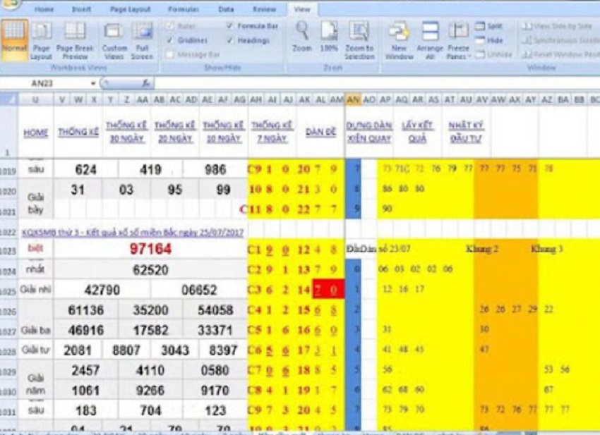 Phan mem Excel soi cau lo