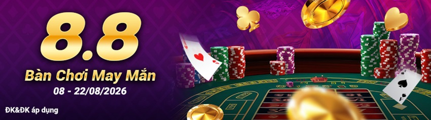 Chuong trinh uu dai casino Sbobet thang 8/2026