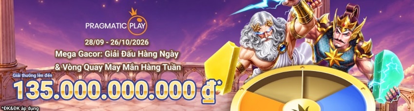 Khuyen mai Pragmatic Play Mega Gacor SBOBET thang 10/2026
